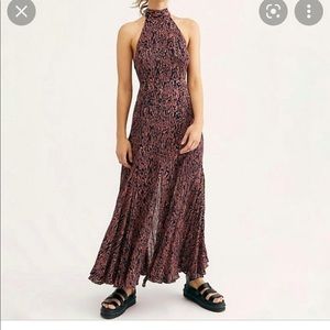 Free People Zane Brown printed maxi dress XS